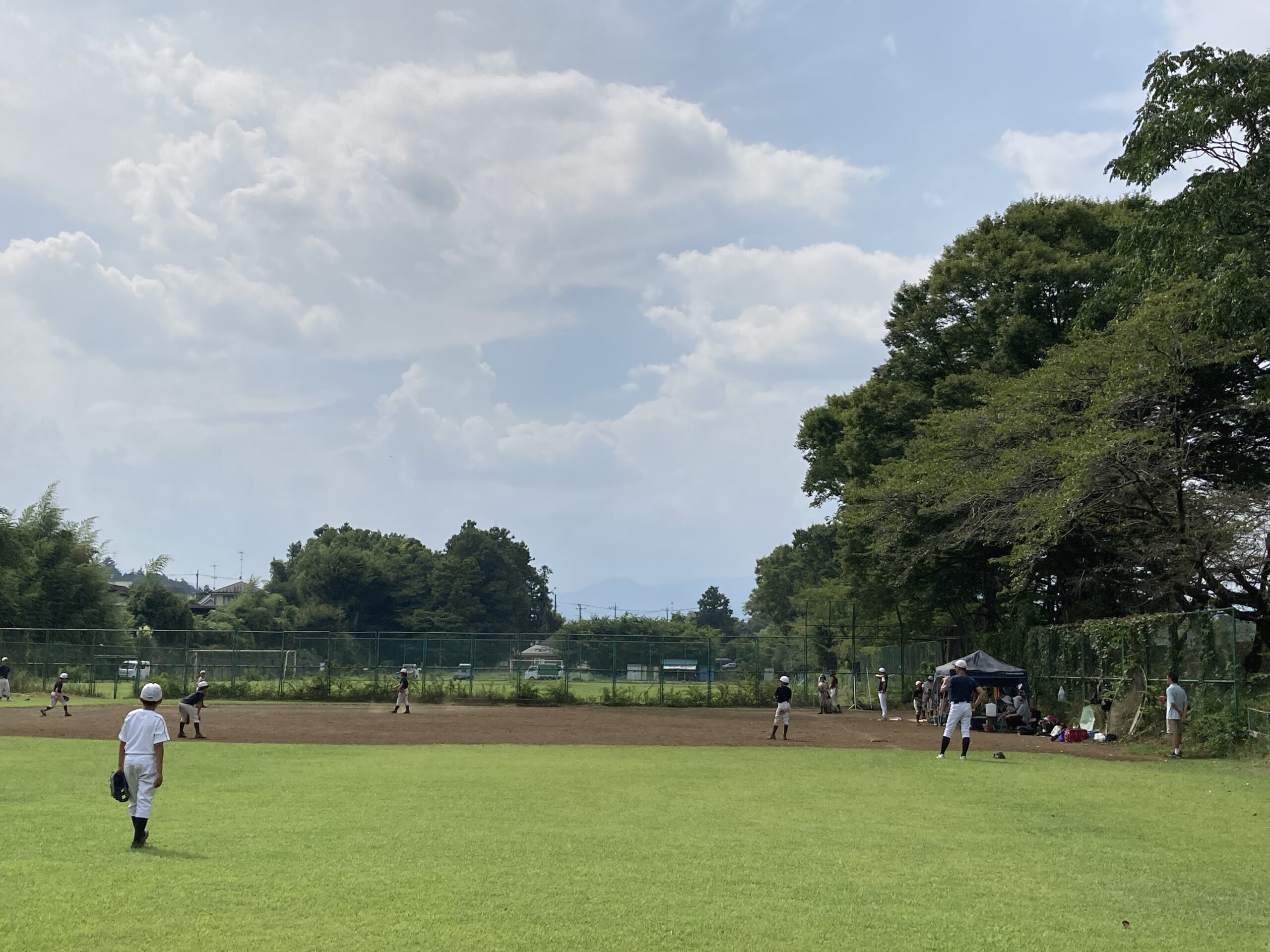 写真：午後の練習