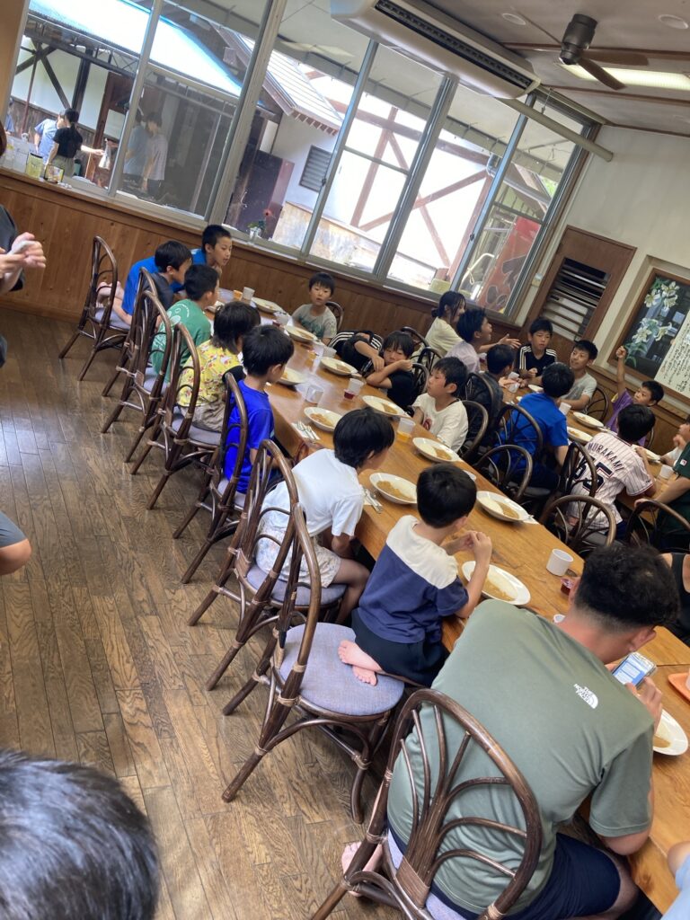 2024年夏合宿 3日目 養沢カレー