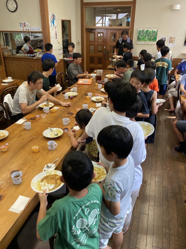 2024年夏合宿 3日目 養沢カレー