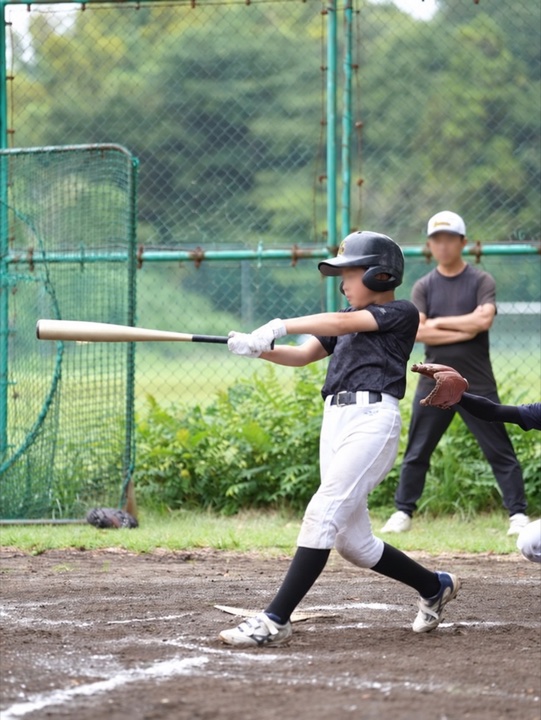 夏合宿2日目、打撃練習に取り組む選手